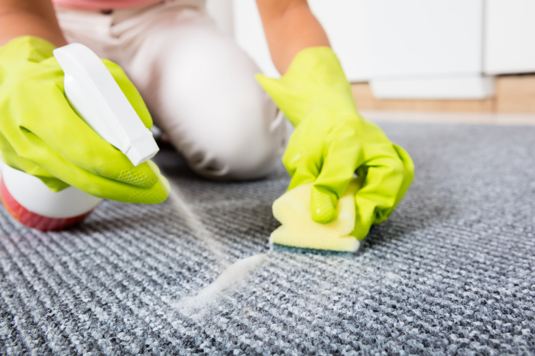 How to Clean Carpet Without a Shampooer