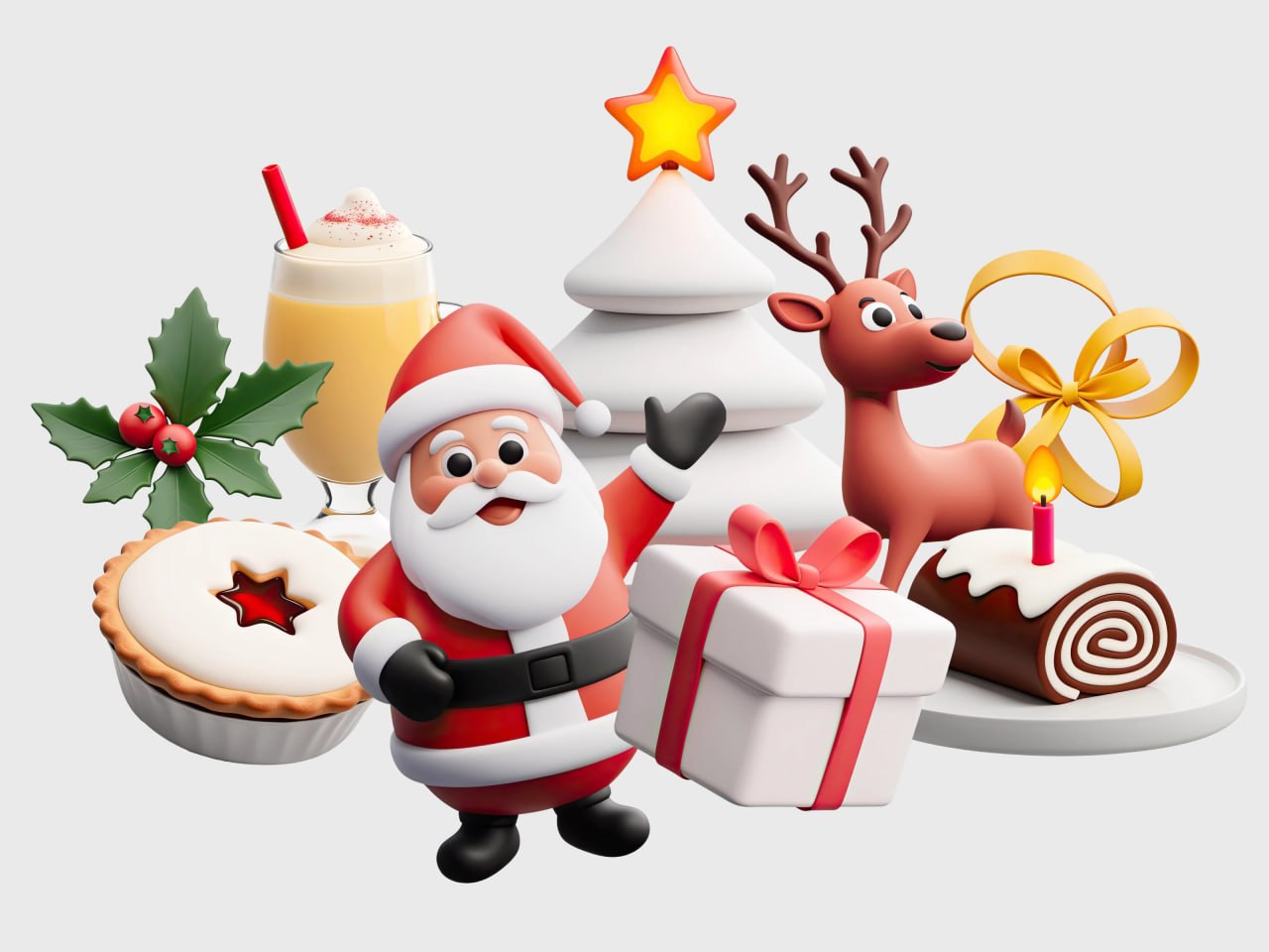 Free Christmas Icons 3D #christmas #icons #3d #xmas
